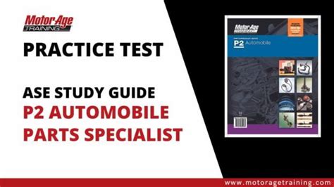 how hard is the ase p2 test|automobile parts specialist test p2.